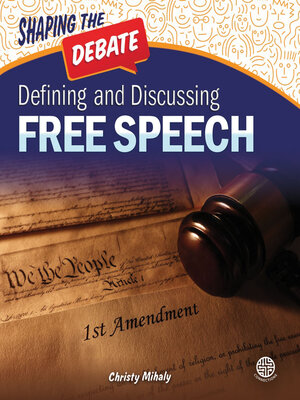 cover image of Defining and Discussing Free Speech